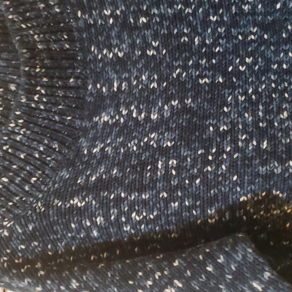 GAP Navy Speckled Knit Pullover - Picture 3 of 6